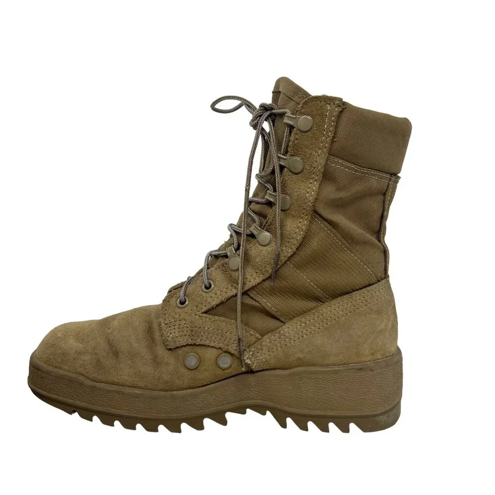 McRae Men 8188 Coyote Vibram Ripple Sole Hot Weather Combat Boot Size 6.5 R  EXC